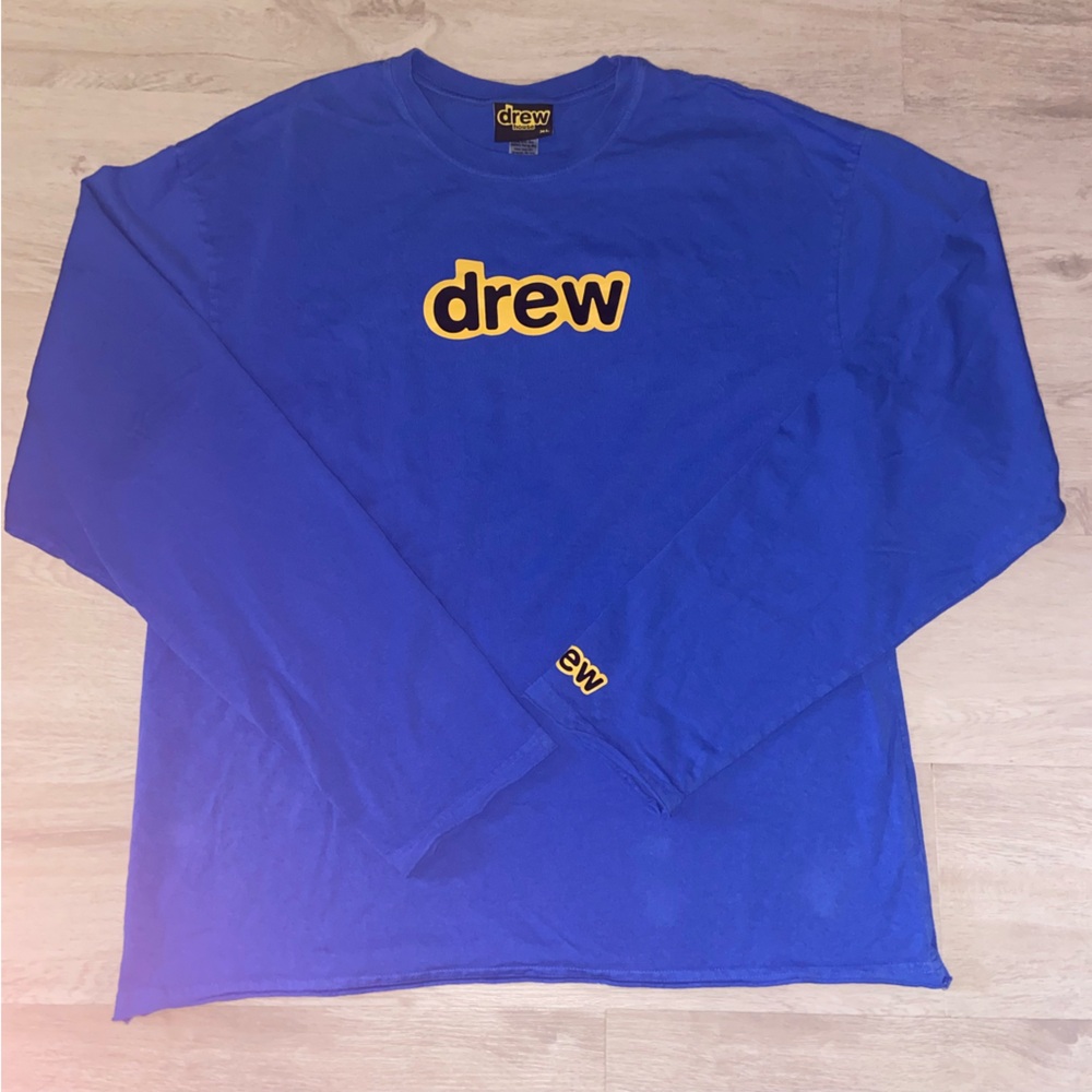DREW House NWOT Royal Blue Long Sleeve Tee - Justin Bieber